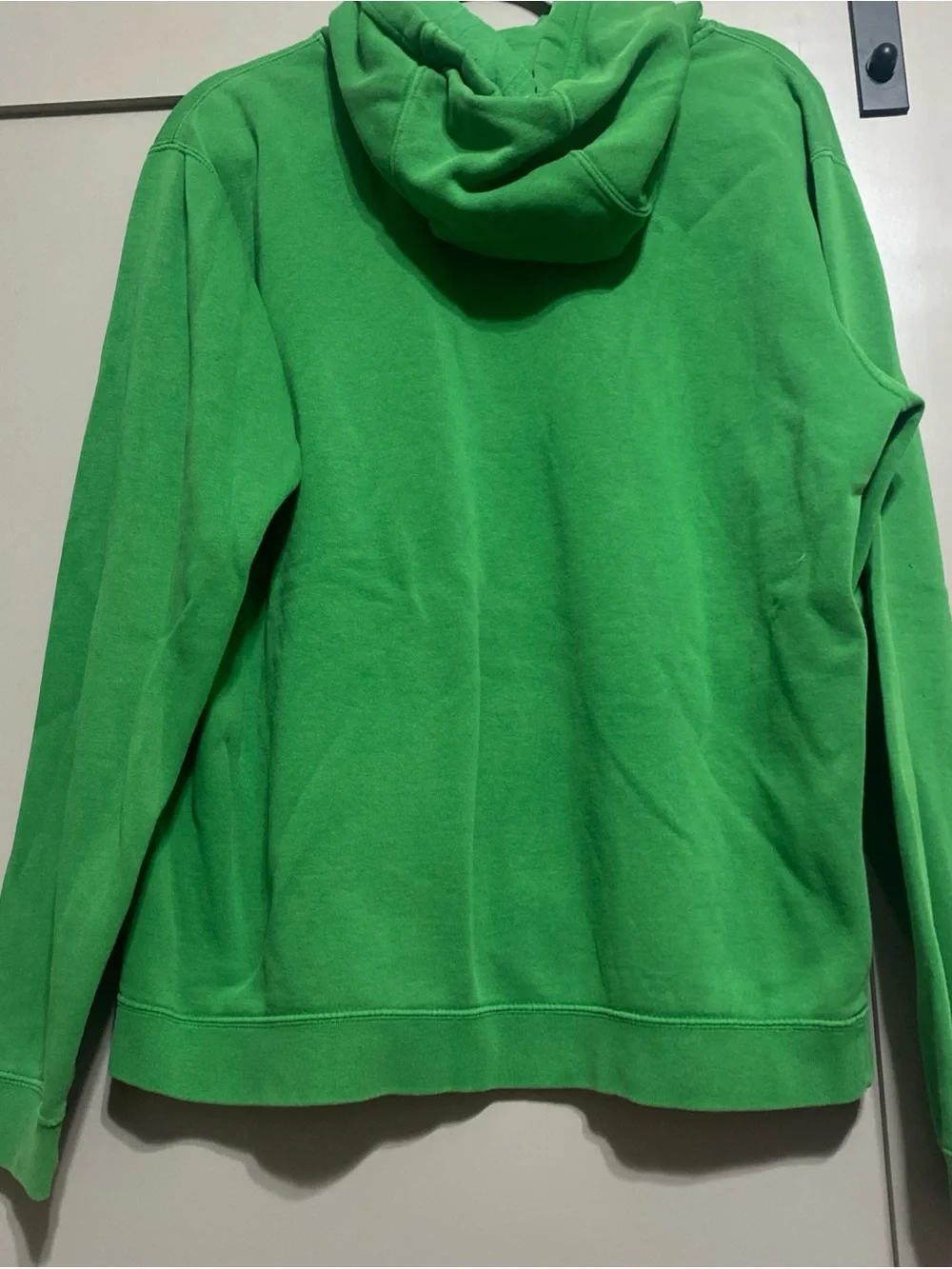 Nike Oregon Ducks Hoodie Green Men's L Yellow O Logo Sweatshirt Tagless Flaw